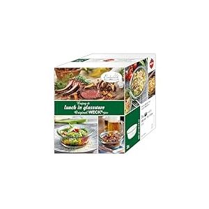 Weck 19815 Lot de 3 bocaux gourmet 300 ml (verres gourmets pour salades ou petits repas, avec couvercle RR de 120 mm)