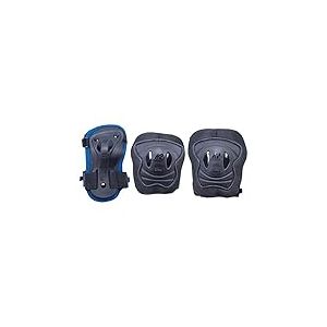 K2 Skates Garçons Patins en Ligne Raider Pro Pad Set Blue — Blue — XS (Knee: A:23-27cm B:21-25cm / Elbow: A:19-22cm B:17-20cm / Wrist: A:15-17cm B:12-14cm) — 30E1400