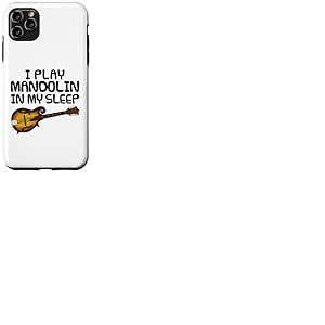 Je joue de la mandoline pendant mon sommeil, musicien folk Coque pour iPhone 11 Pro Max