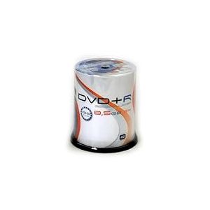 Omega Freestyle DVD+R DL 8.5 Go / 240 Min 8X, Full Printable, 100 pi&egrave;ces en Cloche