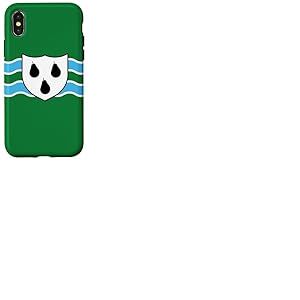 Drapeau du comté de Worcestershire West Midland Angleterre Coque pour iPhone X/XS