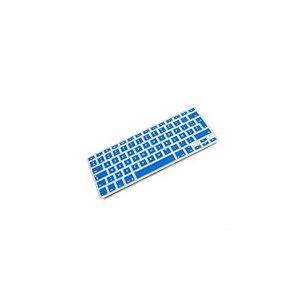 System-S AZERTY Protection de Clavier en Silicone pour MacBook Pro 13" 15" 17" iMac MacBook Air 13" Bleu