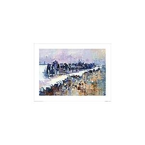 Colin Ruffell (New York & Manhattan Island 60 x 80 cm Toile Imprimée