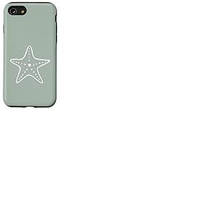 Étoile de mer océan Plage Mignonne étoile de mer – Vert Vintage Coque pour iPhone SE (2020) / 7/8