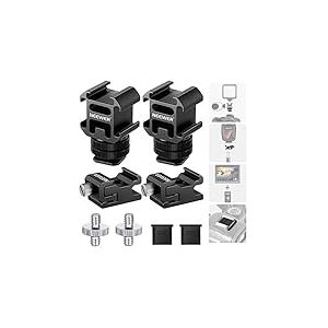 NEEWER 8 PCs Adaptateur de Montage de Chaussure Chaude, y Compris Triple Cold Shoe Mount, Adaptateur &agrave; vis 1/4", Support de Flash et Couvercle de Sabot pour Cam&eacute;ra de DSLR,lumi&egrave;re LED, Microphone,etc