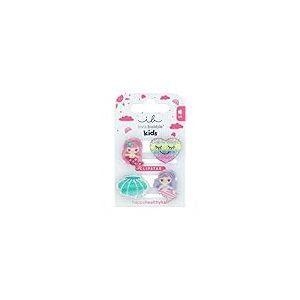 invisibobble Clipstar KIDS Mermaid Dreams (4 pièces) – Set de barrettes pour enfants & adultes – Designs scintillants avec sirènes & cœurs – Pour filles, garçons & petits fans de l'océan