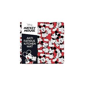 Disney Tapis de Cuisine Anti-Fatigue pour Le Sol &ndash; Tapis de Cuisine rembourr&eacute; avec Dos antid&eacute;rapant &ndash; Tapis en Mousse PVC r&eacute;sistant &agrave; l'eau et Facile &agrave; Nettoyer &ndash; Motifs Mickey, Minnie, Stitch et