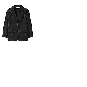 NAME IT Nkfrading Blazer, Noir, 146 cm Fille