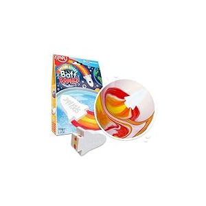 Bombe de bain Zimpli Kids grande fusée flamme, bombes de bain multicolores à effets spéciaux, cadeau de bombe de bain, cadeaux de Noël pour enfants