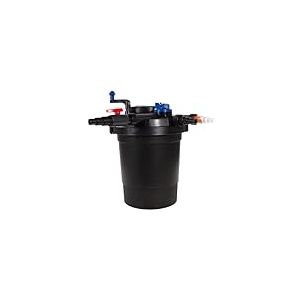 AquaForte GPF-10000 (11 Watt) Filtre sous Pression, Puissance 11 Watt, Tension 230V, Entrée/Sortie 19/25/32/40mm, Débit recommandé 10.000 l/h, Convient aux bassins d'agrément jusqu'à 12.000 litres