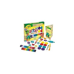 CRAYOLA - Kit Crée et Modèle avec la plastiline, 50 pièces, idée cadeau et activité créative, 5 ans, 57-0321