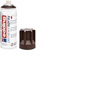 edding 5200 spray permanent - chocolat mat - 200 ml - peinture acrylique pour peindre ou d&eacute;corer verre, m&eacute;tal, bois, c&eacute;ramique, plastique, toile - peinture acrylique en a&eacute;rosol