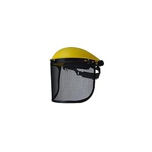 UNIVERSEL - Visi&egrave;re De Protection Plastique Relevable & Casque Anti Bruit Int&eacute;gr&eacute; - Mod&egrave;le Professionnel - Largeur Visi&egrave;re 400mm, Hauteur 190mm - D&eacute;broussailleuse & Bricolage
