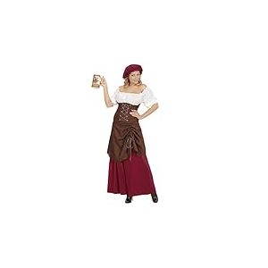 W WIDMANN MILANO Party Fashion - Costume Aubergiste médiévale, Hôtesse, Serveuse, Bonne, Déguisement, Carnaval
