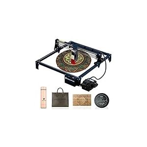 SCULPFUN S30 Machine de gravure laser - Laser Cutter, kit d'assistance d'air à contrôle automatique, précision de sculpture 0,05 mm pour bricolage bois, métal, cuir, acrylique