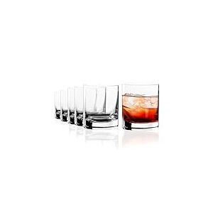 St&ouml;lzle Lausitz Verres &agrave; Whisky New York Bar Set 6 Pi&egrave;ces 190 ml &ndash; &Eacute;l&eacute;gants Verres Tumbler en Cristal sans Plomb &ndash; Verres &agrave; Whisky, Bourbon & Cocktail &ndash; Lavables au Lave-Vaisselle, Made in Germany