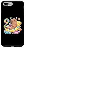 Chill Capybara Boisson Flottante pour Piscine – Ambiance Vacances d'été Coque pour iPhone 7 Plus/8 Plus