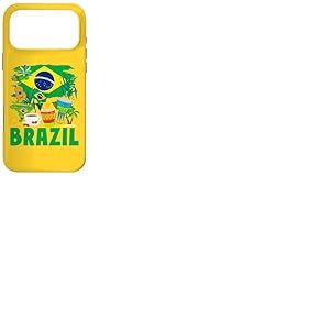 Drapeau du Brésil - Idée de Tenue pour Enfants - Drapeau du Brésil et du Brésil Coque pour iPhone 17 Pro Max