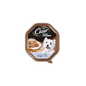 Cesar Sélection du Potager Nourriture pour Chien avec gibier, Poulet et légumes 150 g, 14 bacs