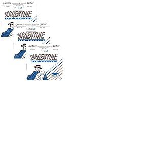 Argentine 1610MF - Jeu de cordes &agrave; boule guitare Manouche - tirant 11-46 (Lot de 3)