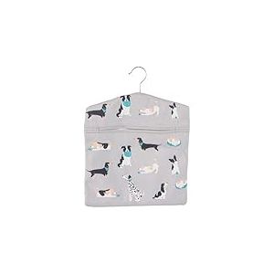 Beldray Sac pour Pinces &agrave; Linge Motif Chien, Grande Capacit&eacute; 100 Pinces avec Crochet de Suspension, Sac &agrave; &Eacute;pingles pour Int&eacute;rieur/Ext&eacute;rieur, Rangement Pratique pour &Eacute;tendoir, L&eacute;ger et R&eacute;sistant