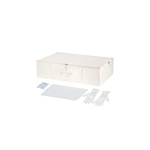 Bo&icirc;te de rangement pour robe de mari&eacute;e &ndash; Bo&icirc;te de conservation avec 20 feuilles de papier de soie sans acide pour le rangement de robe de mari&eacute;e, bo&icirc;te de rangement pour robe de mari&eacute;e &ndash; Musthaves de