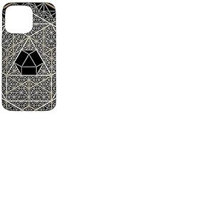 Géométrie sacrée Octaèdre Hexagone Géométrique Hexagone Coque pour iPhone 15 Pro Max