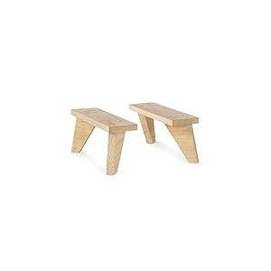 Juego de 2 patas dinamic de pino macizo