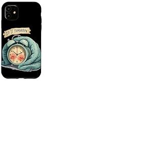 Superbe d&eacute;guisement de r&eacute;veil avec Discours Do It Tomorrow Coque pour iPhone 11