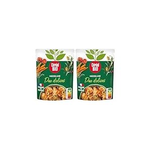 Céréal Bio - Mezzelune Duo d'olives - Pâtes végétales farcies bio et végan - Source de Protéines - 1 sachet de 280g (Lot de 2)