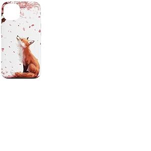 Renard Animaux de la for&ecirc;t Renard en fleurs de cerisier Coque pour iPhone 13