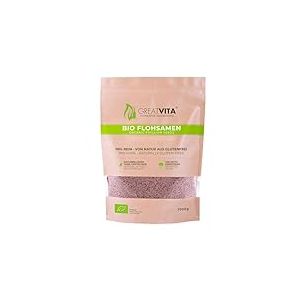 Mea Vita Graines de puces biologiques, 99% de pureté, 1000g dans un sachet Qualité supérieure en provenance d'Inde dans un sachet à fermeture éclair