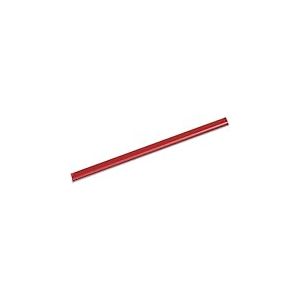 Durable 29303 Baguette pour Reliure Manuelle 3 mm Capacité 30 Feuilles Rouge Lot de 50