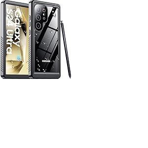 Coque étanche pour Samsung Galaxy S24 Ultra 6,8" [appareil photo et protection d'écran intégrés] [Qualité militaire anti-choc] [IP68 sous l'eau] [Anti-poussière] [Anti-chute] Coque intégrale de