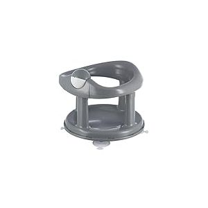 Bebeconfort, Anneau de Bain Pivotant, Siège de Bain Bébé, Ergonomique, de 6 mois à 12 mois, jusqu’à 10 kg, Grey (gris)