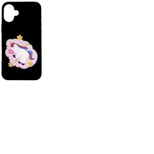 Licorne Nuages Etoiles Coque pour iPhone 16 Plus