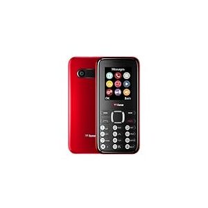 TTfone TT150 Téléphone Portable Basique Débloqué avec Bluetooth, Batterie Longue Durée, Double SIM avec Appareil Photo et Jeu, Facile à Utiliser, Robuste et Léger (Red)