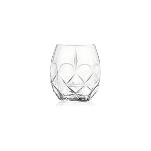 RCR Cristalleria Italiana S.p.a. Ligne Alkemist | Verres &agrave; Eau en Verre Modernes Set de 6 Verres en Cristal de 38 Cl