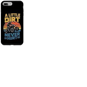 A Little Dirt Never Hurt Design Humour Motocross Cadeau Coque pour iPhone 7 Plus/8 Plus