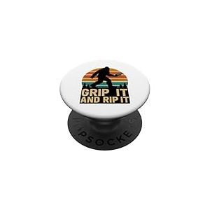 Poignée et lance-déchirures rétro pour Disc Golf Bigfoot PopSockets PopGrip Adhésif