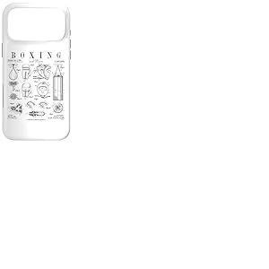 Gants de Boxe Pugilist Boxer Vintage Brevet Dessin Imprim&eacute; Coque pour iPhone 17 Pro Max