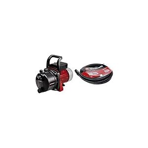 Einhell Pompe d’arrosage de surface GC-GP 6538 (650 W, Câble d‘alimentation 1,4 m, Corps en PVC, Bouchon de purge, Interrupteur marche/arrêt) + Kit d'aspiration 4m