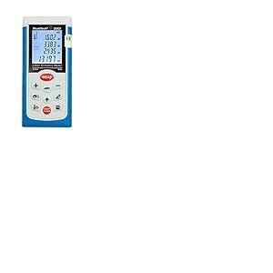 PeakTech Haute Qualité Laser Distancemètre 0,05 M. 60 m – avec affichage LCD et niveau à bulle éclairée, 1 pièce, P 2801