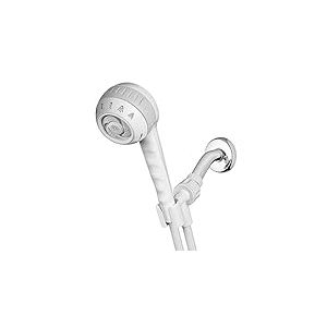 Waterpik Pommeau de douche de massage original et PowerSpray 1,8 GPM, blanc, SM-651E