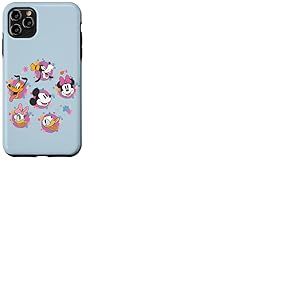 Disney Mickey & Friends Spring Easter Friendly Flower Faces Coque pour iPhone 11 Pro Max