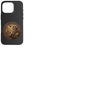 Guerrier viking et drakkar mythologie nordique Coque pour iPhone 16 Pro