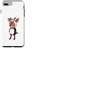 Costume de Panda Gazelle Kawaii pour Filles et Enfants Coque pour iPhone 7 Plus/8 Plus