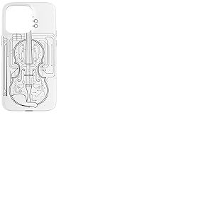Dessin au trait Violon Coque pour iPhone 15 Pro Max