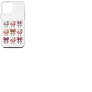 Mignon Coquette Rose Bow Dents Assistant Dentaire Assistant Dentiste Squad Coque pour iPhone 12 Mini