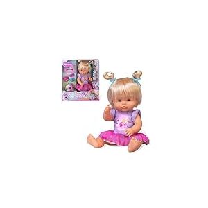 Nenuco NFNB4000 NFNB4000 Sucette de fée avec Cheveux blonds de 35 cm et Corps Dur, Aide à Changer d'étape en livrant Les sucettes aux fées, Comprend 3 sucettes et Accessoires, 3 Ans et Plus